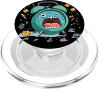 Divertente sveglia urlante e fuori di testa costume PopSockets PopGrip per MagSafe
