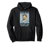 Divertente svegliami Prima di Andare Van Gogh Messy Genius Master Felpa con Cappuccio
