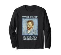 Divertente svegliami Prima di Andare Van Gogh Messy Genius Master Maglia a Manica