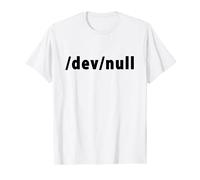 Divertente Sysadmin Dev Null Joke DevOps Linux Maglietta