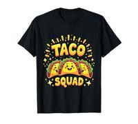 Divertente Taco Squad Messicano Party Food Fiesta Cinco de Mayo Maglietta
