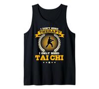 Divertente Tai Chi Terapia Regalo Meditazione Scritta Tai Ji Canotta