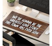 Divertente tappetino per mouse con scritta "We'Re going be the Greatest Love Story This Town has ever seen". Tappetino per il mouse, grande, divertente, per il lavoro