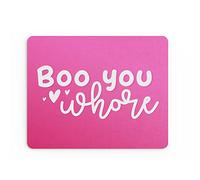 Divertente tappetino per mouse da lavoro in ufficio Mousepad accessori da scrivania computer collega collega boo you film citazione per lei scherzo regalo battute MM415