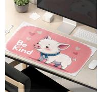 Divertente tappetino per mouse per lavoro "Be Kind: un messaggio commovente dal maialino" tappetino per mouse divertente lavoro divertente tappetino per mouse per scrivania