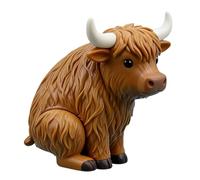 Divertente tappo per dentifricio - 5 x 5 x 4 cm, coperchio facile da spremere, dispenser di dentifricio a forma di animale, per gatto, cane, mucca, dentifricio, gadget riutilizzabile per il bagno per