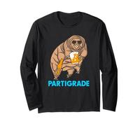 Divertente Tardigrade Microbiologia Waterbear Scienza Maglia a Manica