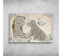 Divertente targa in metallo con scritta "Girl And The Dog You Are Not Just A Dog You Are My Sanity You Are My Happiness", targa in alluminio con birra, decorazione vintage retrò, adesivi da parete in