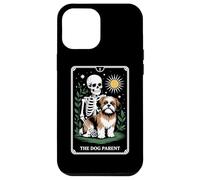 Divertente Tarocchi Del Cane Genitore Shih Tzu Custodia per iPhone 12 Pro Max