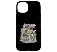 Divertente Tartaruga Marina Kaiju Mostro Giapponese Custodia per iPhone 15 Plus