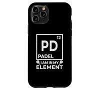 Divertente tavola periodica di giochi di parole per gli amanti e i giocatori di paddle Custodia per iPhone 11 Pro