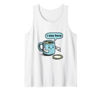 Divertente Tazza da caffè con Scritta I Was Here Canotta