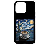 Divertente tazza da caffè con scritta "Starry Night", per donne e uomini Custodia per iPhone 15 Pro Max