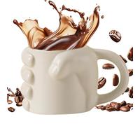 Divertente tazza da caffè da uomo | Tazza da caffè con pugno - Tazza in ceramica per acqua tazza per acqua decorazione per bambini adulti tè succo latte bevande fattoria campeggio appartamento