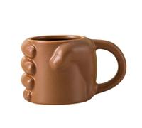 Divertente tazza da caffè - divertente tazza da caffè in ceramica, tazza da acqua in ceramica, decorazione per la casa per bambini e adulti, tè, succhi di frutta, latte, bevande in fattoria, campeggio