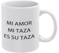 Divertente tazza da caffè in ceramica da 11 once - Mi Amor Mi Taza ES Su Taza - Tazza da caffè e tè originale per donne, capo, amico, dipendente o coniuge