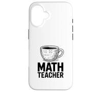 Divertente tazza da caffè per insegnante di matematica, algebra Custodia per iPhone 16