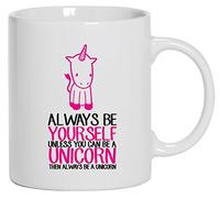 Divertente tazza di caffè Tazza Always Be a Unicorn, bianco, Taglia unica
