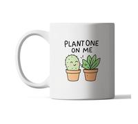 Divertente tazza per amanti delle piante, con cactus e piante grasse, design carino per giardinieri, mamme e papà, tazza da caffè in ceramica da 325 ml
