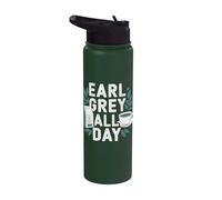 Divertente tè Earl Grey Stainless Steel Insulated Water Bottle