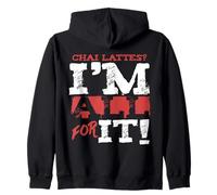 Divertente Tea Chai Latte Amante Caffeina Spice Fans Felpa con Cappuccio