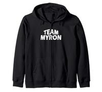 Divertente Team Myron Felpa con Cappuccio
