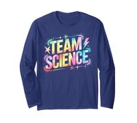 Divertente Team Science Squad Trip Insegnante Ispirare Nerd Steam Lab Maglia a Manica