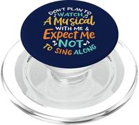 Divertente Teatro Musicale Canto Attore Performance Musicale PopSockets PopGrip per MagSafe