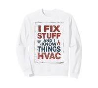 Divertente Tecnico HVAC Riparo Cose e so Cose Felpa