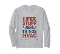 Divertente Tecnico HVAC Riparo Cose e so Cose Maglia a Manica