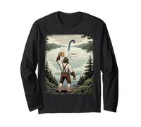 Divertente Tedesco Bigfoot Mostro di Loch Ness Birra Salute Maglia a Manica