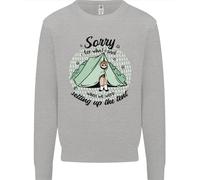 Divertente Tenda Da Campeggio Scusa Per Ciò Che Ho Detto Uomo Felpa Maglione