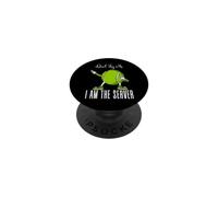 Divertente Tennis Don't Try Me I Am The Server Gioca Divertimento Uomini Donne PopSockets PopGrip Adesivo
