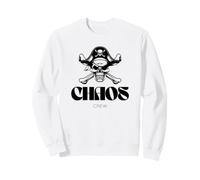 Divertente Teschio Pirata - Chaos Crew Felpa