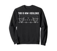 Divertente This is How I Roll Reuleaux Triangolo Matematica Insegnante Geek Felpa