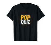 Divertente Timbro Pop Quiz per Un Look Divertente Maglietta