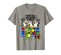 Divertente Toadally Awesome Kinder Frog 1 ° Giorno di Scuola Umorismo Maglietta