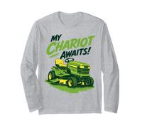 Divertente Tosaerba Che Il Mio carro aspetta! Maglia a Manica