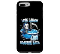 Divertente tostapane Live Laugh Bath Grim Reaper Inspirational Custodia per iPhone 7 Plus/8 Plus