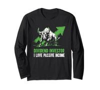 Divertente Trader Dividendo Investitore Amore Trading di Reddito passivo Maglia a Manica