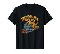 Divertente Trainosaurus Rex Dire Sarcastico Umoristico Maglietta