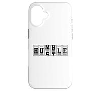 Divertente trambusto e umile tipografia contachilometri motivazionale Custodia per iPhone 16