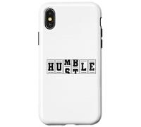 Divertente trambusto e umile tipografia contachilometri motivazionale Custodia per iPhone X/XS