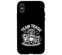 Divertente Trash Gang Raccoon Ratto Opossum Animale Meme Art Custodia per iPhone X/XS