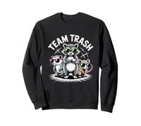 Divertente Trash Gang Raccoon Ratto Opossum Animale Meme Art Felpa