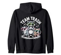 Divertente Trash Gang Raccoon Ratto Opossum Animale Meme Art Felpa con Cappuccio