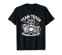 Divertente Trash Gang Raccoon Ratto Opossum Animale Meme Art Maglietta