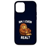 Divertente triste Bigfoot Sono anche reale Carino Kawaii Sasquatch Custodia per iPhone 12/12 Pro