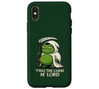 Divertente Tristo Mietitore Rana TWAS The Carbs Meme Citazione Custodia per iPhone X/XS