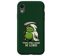 Divertente Tristo Mietitore Rana TWAS The Carbs Meme Citazione Custodia per iPhone XR